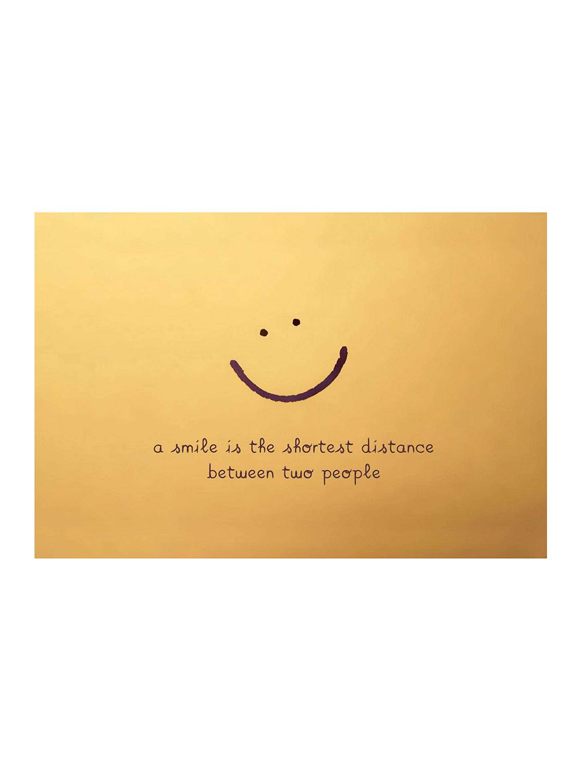 Rawpockets"Smile Quote"Wall posters (PaperBoard,33cmX48cm) - 15732196 - Zoom Image - 1