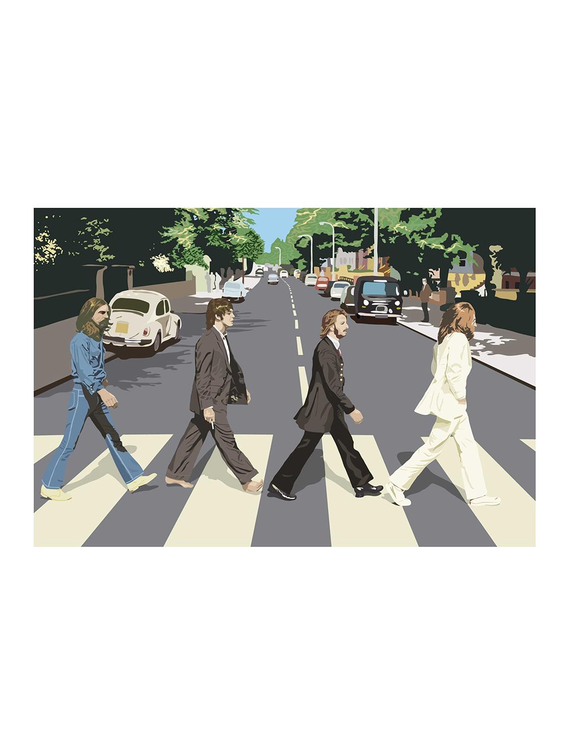 Rawpockets"The Beatles Drawing"Wall posters (PaperBoard,33cmX48cm) - 15732205 - Zoom Image - 1