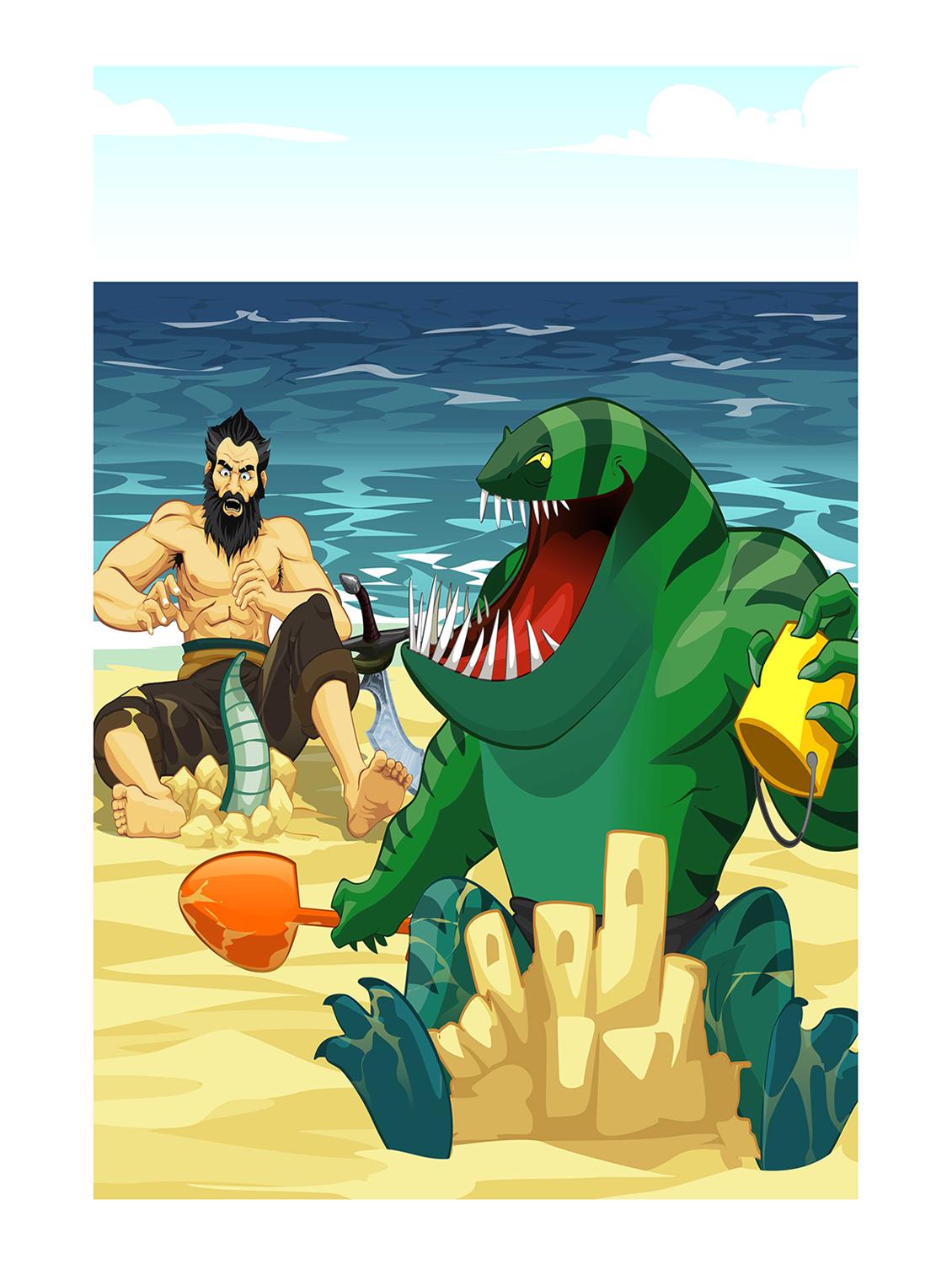 Rawpockets"Tide Hunter"Wall posters (PaperBoard,33cmX48cm) - 15732208 - Zoom Image - 1