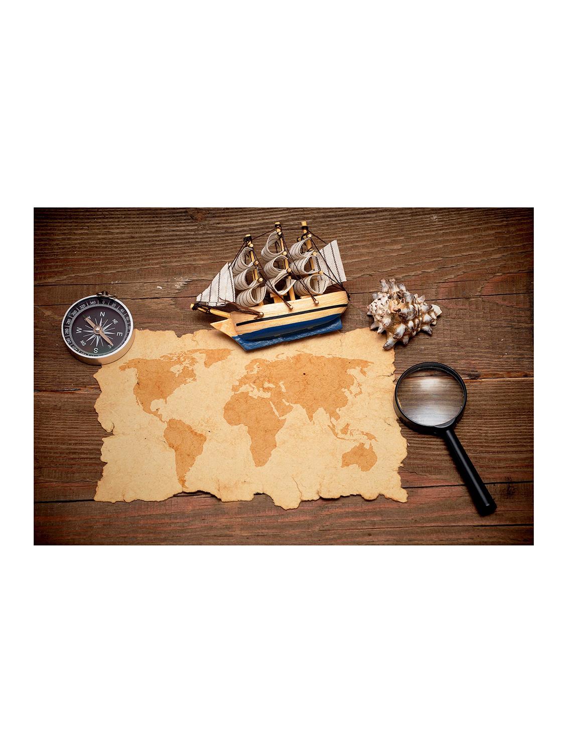 Rawpockets"Traveller's Map"Wall posters (PaperBoard,33cmX48cm) - 15732210 - Zoom Image - 1