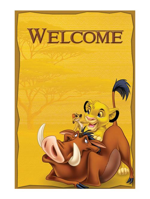 Rawpockets"Welcome Simba"Wall posters (PaperBoard,33cmX48cm) - 15732213 - Standard Image - 1