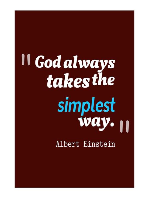 Rawpockets"Albert Einstein Quote"Wall posters (PaperBoard,33cmX48cm) - 15732220 - Standard Image - 1