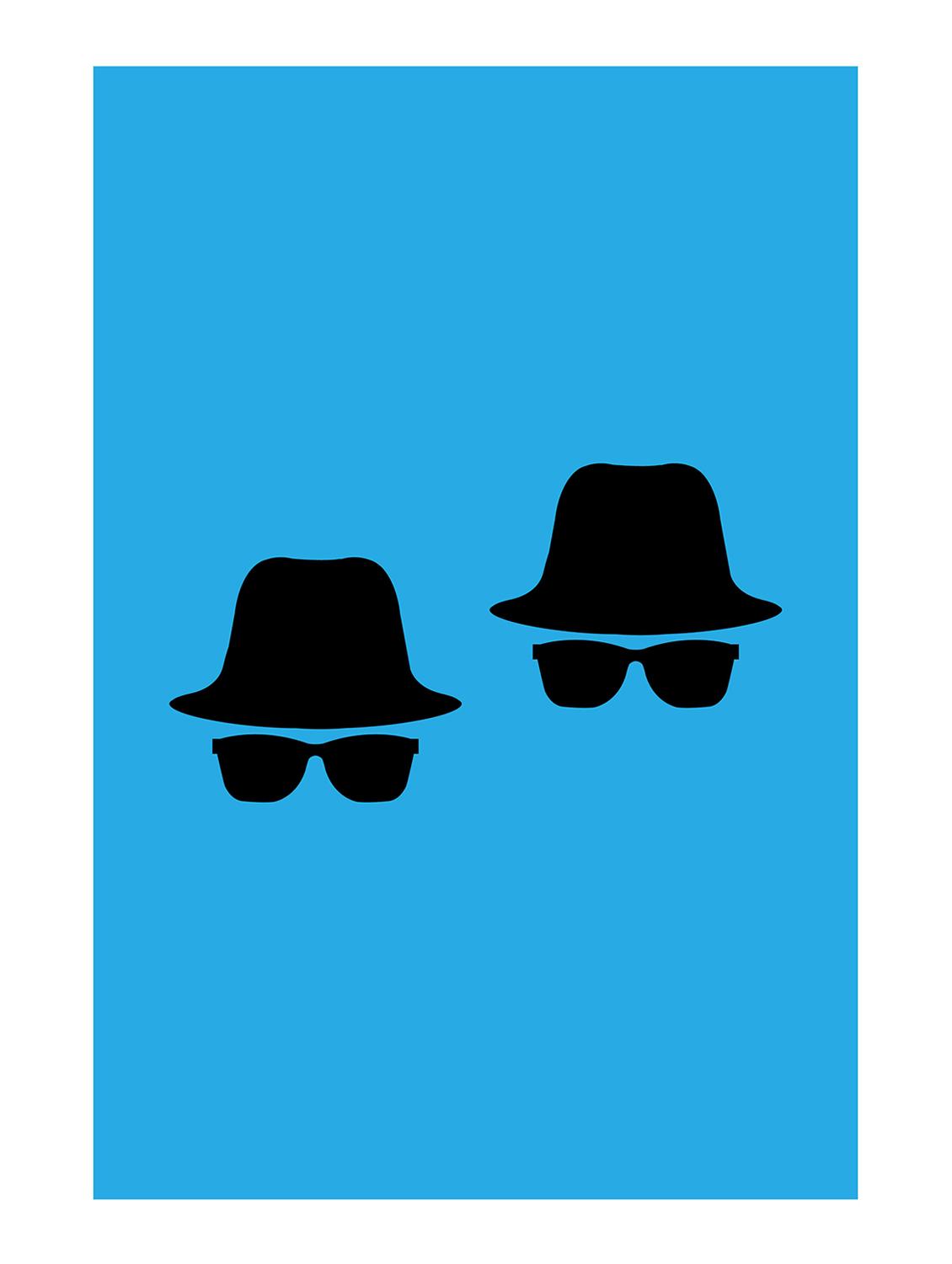 Rawpockets"Blues Brothers"Wall posters (PaperBoard,33cmX48cm) - 15732226 - Zoom Image - 1