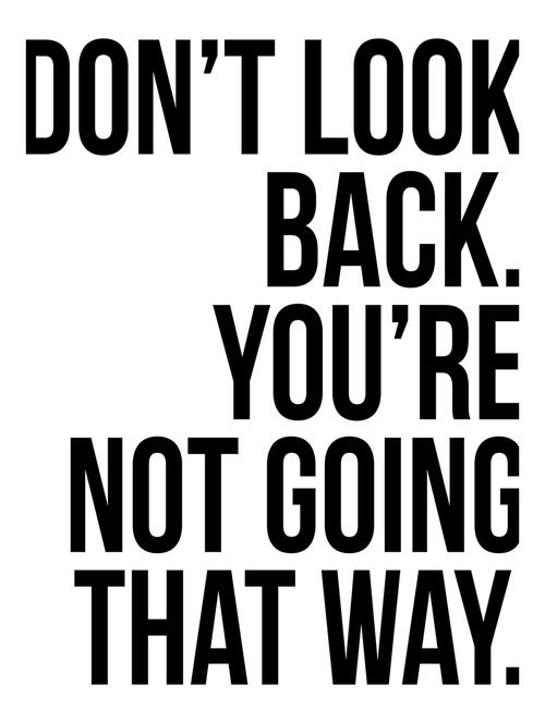 Rawpockets"Don't Look Back"Wall posters (PaperBoard,33cmX48cm) - 15732236 - Standard Image - 1