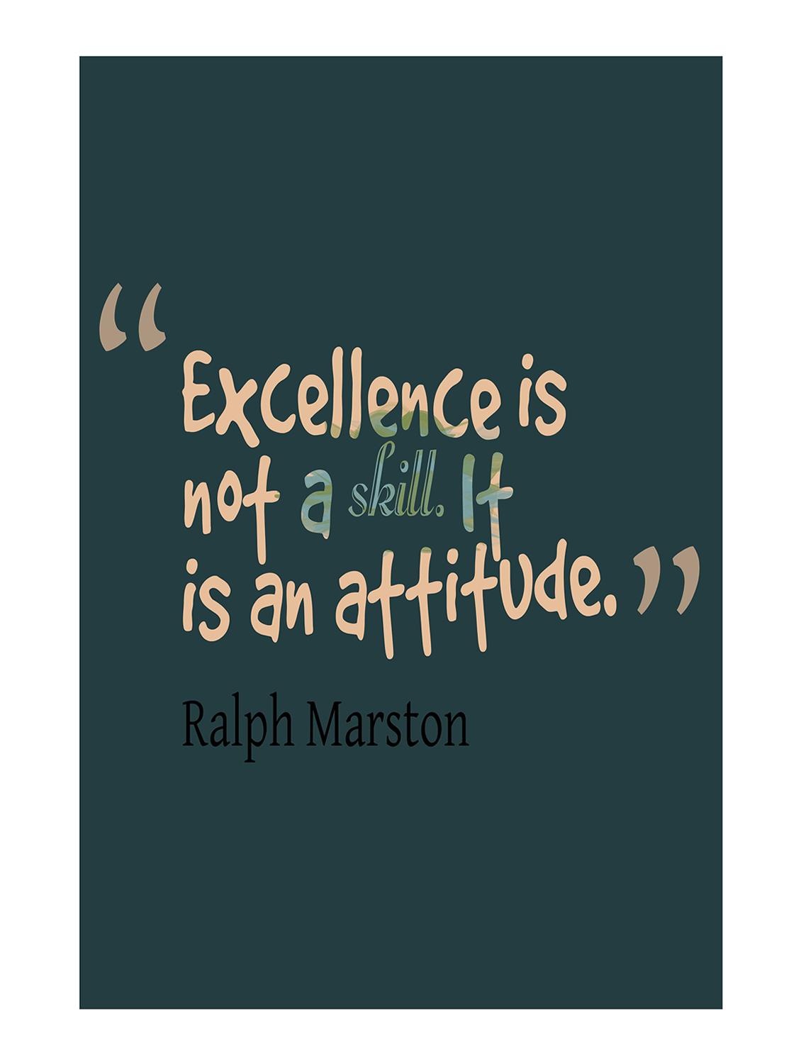Rawpockets"Excellence"Wall posters (PaperBoard,33cmX48cm) - 15732240 - Zoom Image - 1