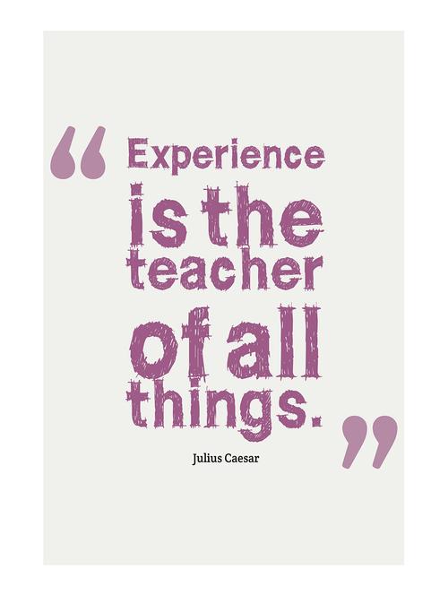 Rawpockets"Experience"Wall posters (PaperBoard,33cmX48cm) - 15732241 - Standard Image - 1