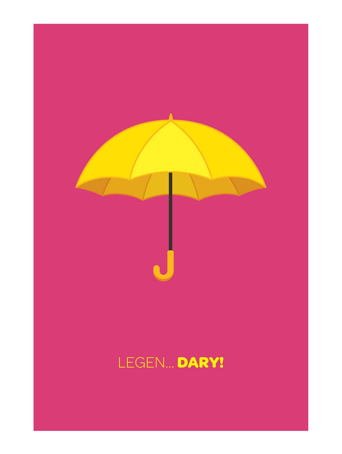 Rawpockets"HIMYM Legendary Umbrella"Wall posters (PaperBoard,33cmX48cm) - 15732257 - Zoom Image - 1