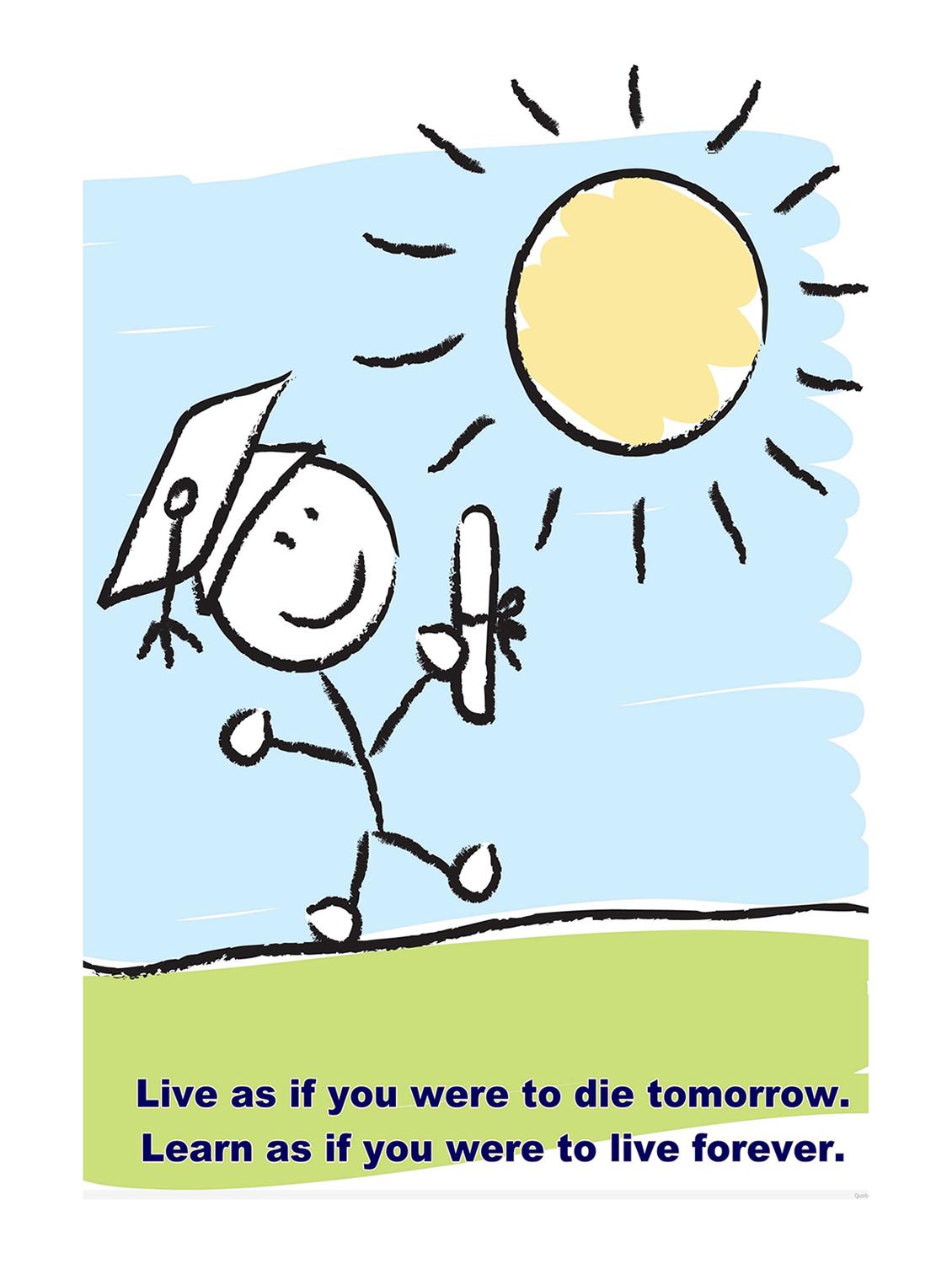 Rawpockets"Live & Learn"Wall posters (PaperBoard,33cmX48cm) - 15732265 - Zoom Image - 1