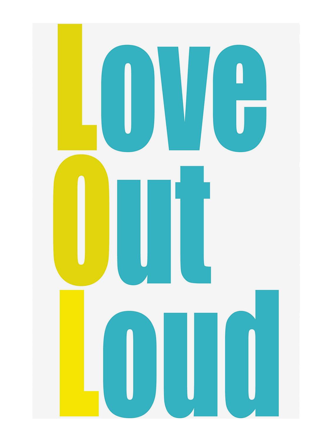 Rawpockets"Love Out Loud"Wall posters (PaperBoard,33cmX48cm) - 15732268 - Zoom Image - 1