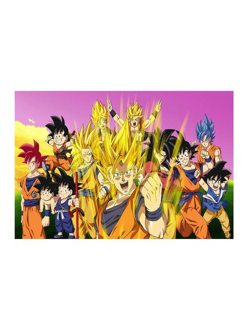 Rawpockets"Super Saiyan Family"Wall posters (PaperBoard,33cmX48cm) - 15732294 - Standard Image - 1