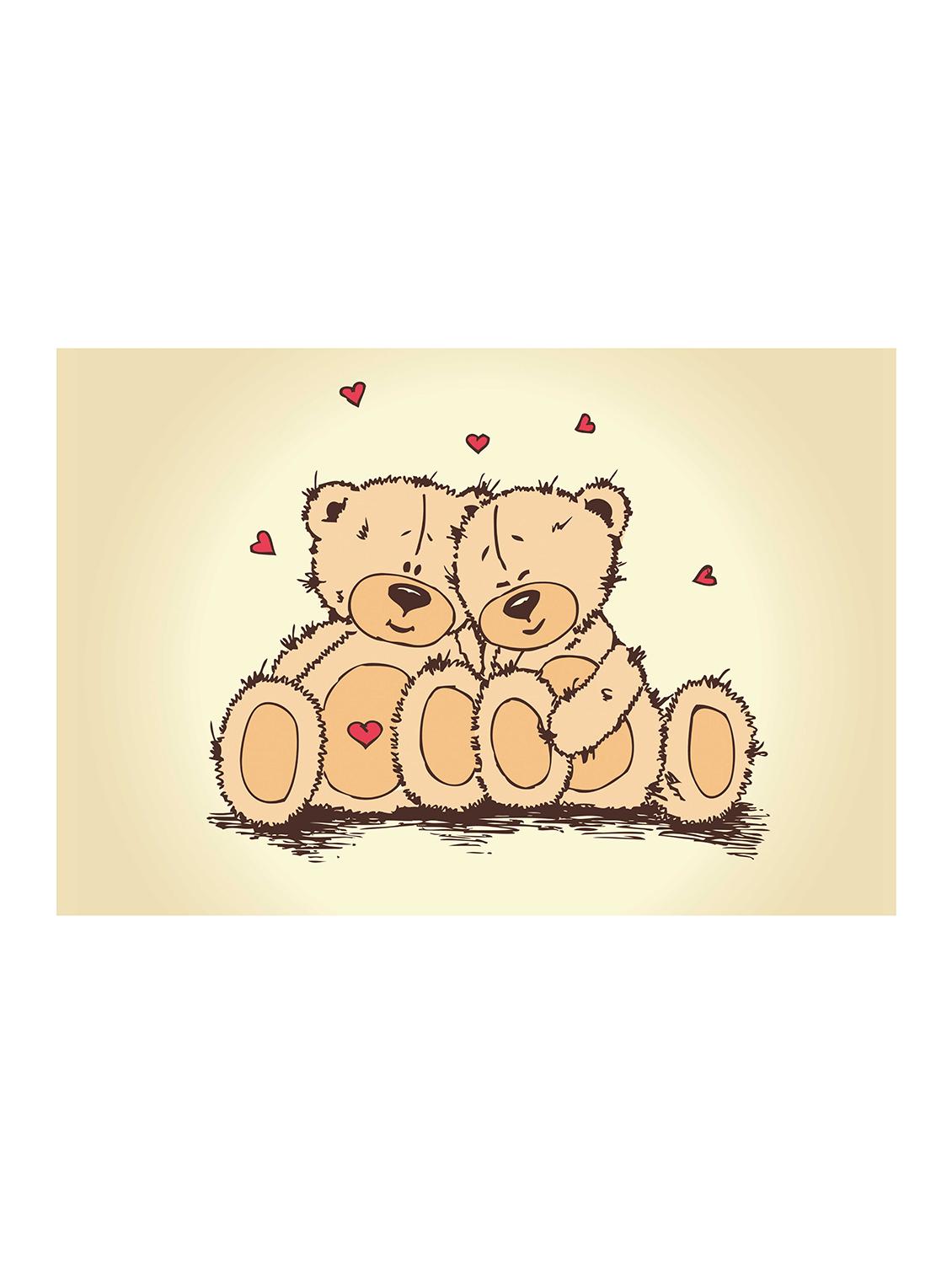 Rawpockets"Teddy Bear Love"Wall posters (PaperBoard,33cmX48cm) - 15732299 - Zoom Image - 1
