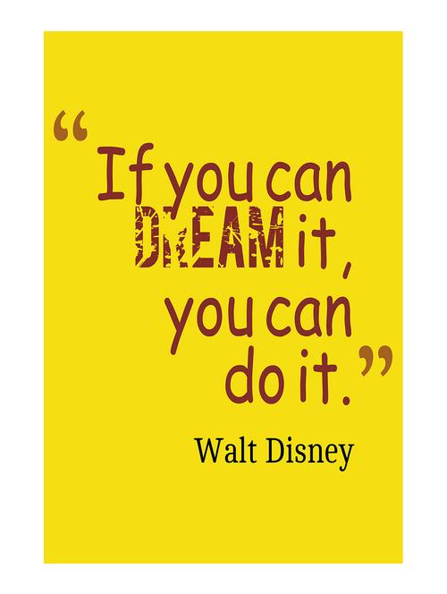 Rawpockets"Walt Disney Quote"Wall posters (PaperBoard,33cmX48cm) - 15732307 - Standard Image - 1