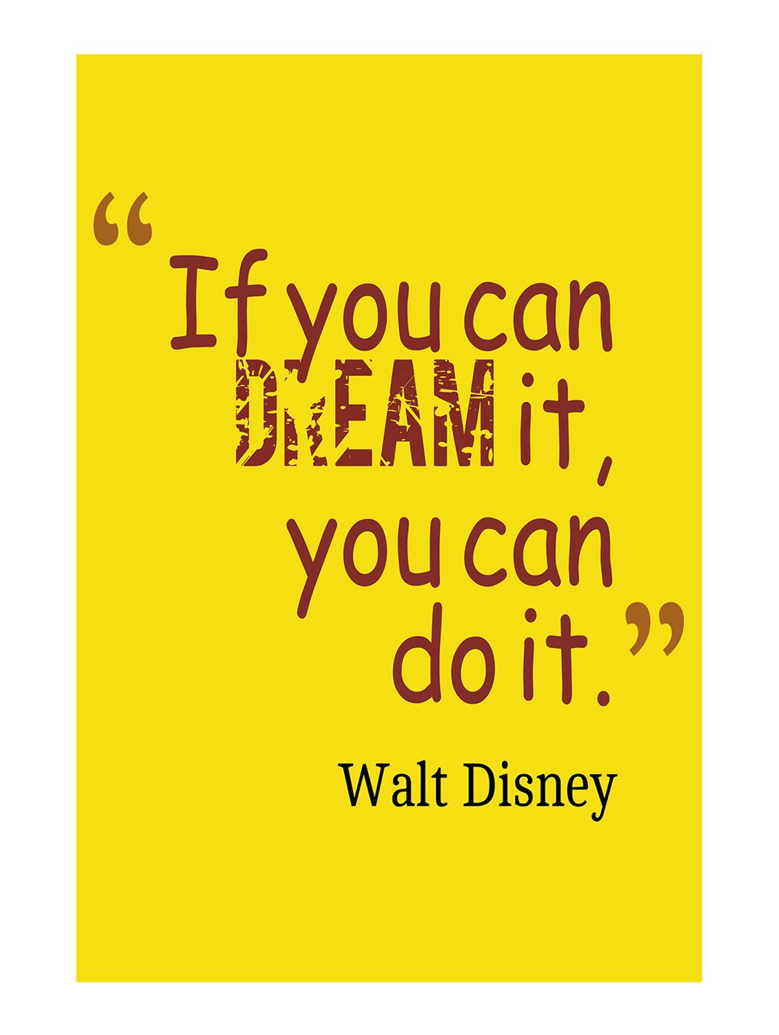 Rawpockets"Walt Disney Quote"Wall posters (PaperBoard,33cmX48cm) - 15732307 - Zoom Image - 1
