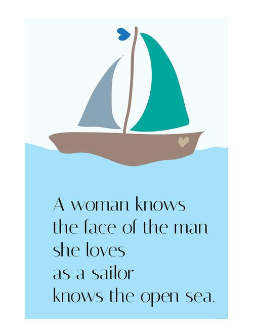 Rawpockets"Woman n Sailor"Wall posters (PaperBoard,33cmX48cm) - 15732311 - Standard Image - 1