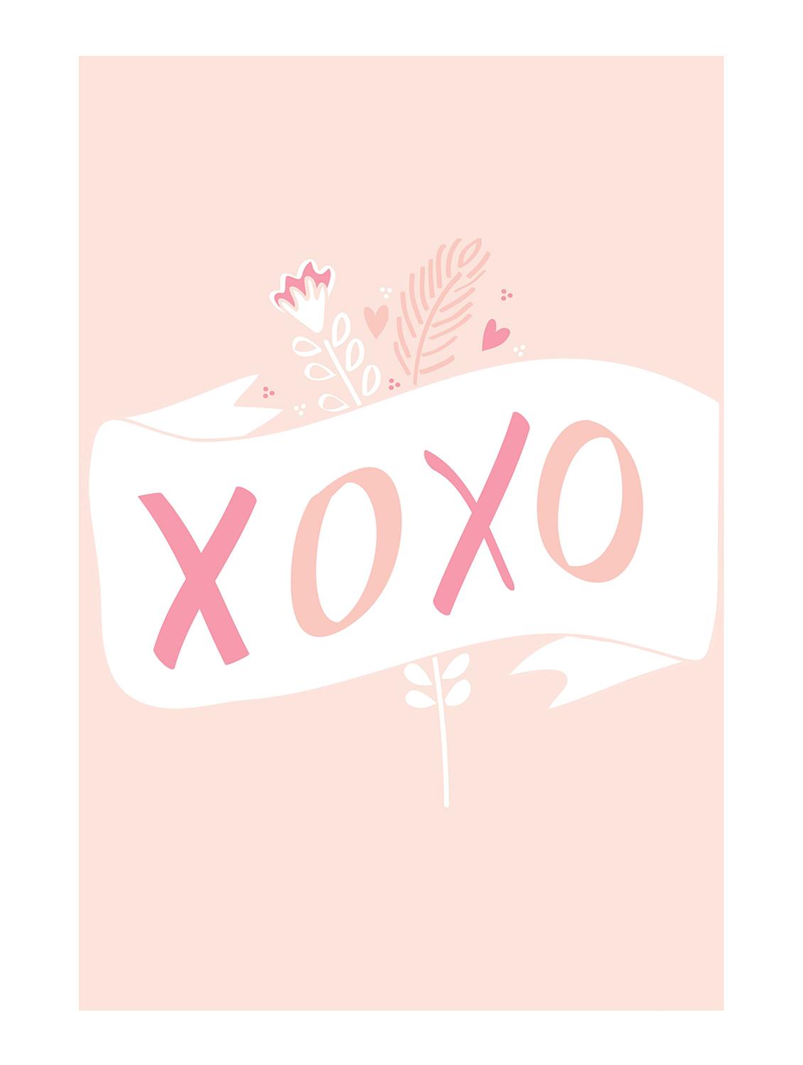 Rawpockets"XOXO V"Wall posters (PaperBoard,33cmX48cm) - 15732314 - Zoom Image - 1