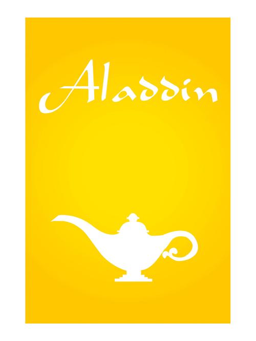 Rawpockets"Aladdin Lamp"Wall posters (PaperBoard,33cmX48cm) - 15732320 - Standard Image - 1