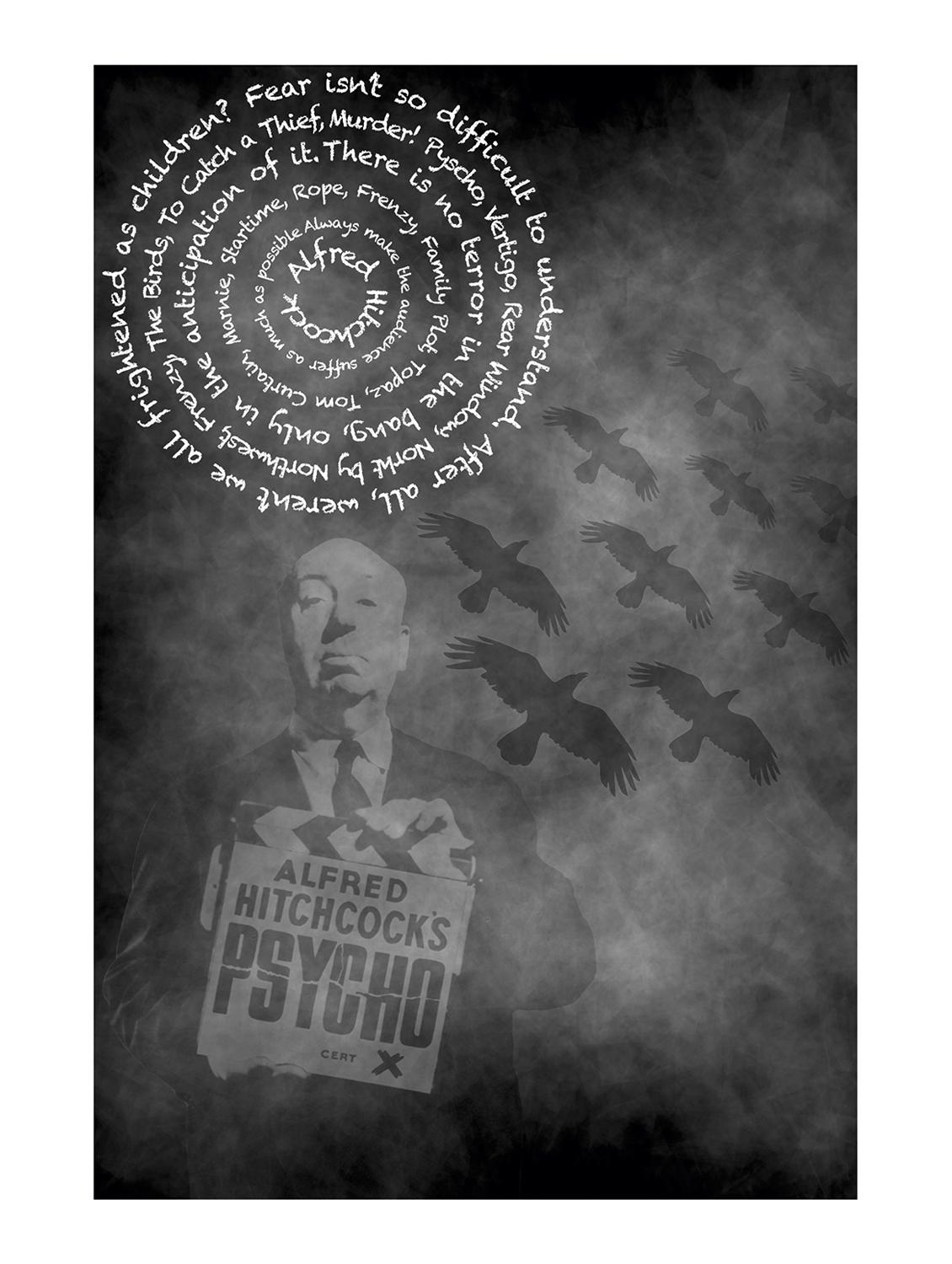 Rawpockets"Alfred Hitchcock Wallpaper"Wall posters (PaperBoard,33cmX48cm) - 15732324 - Zoom Image - 1