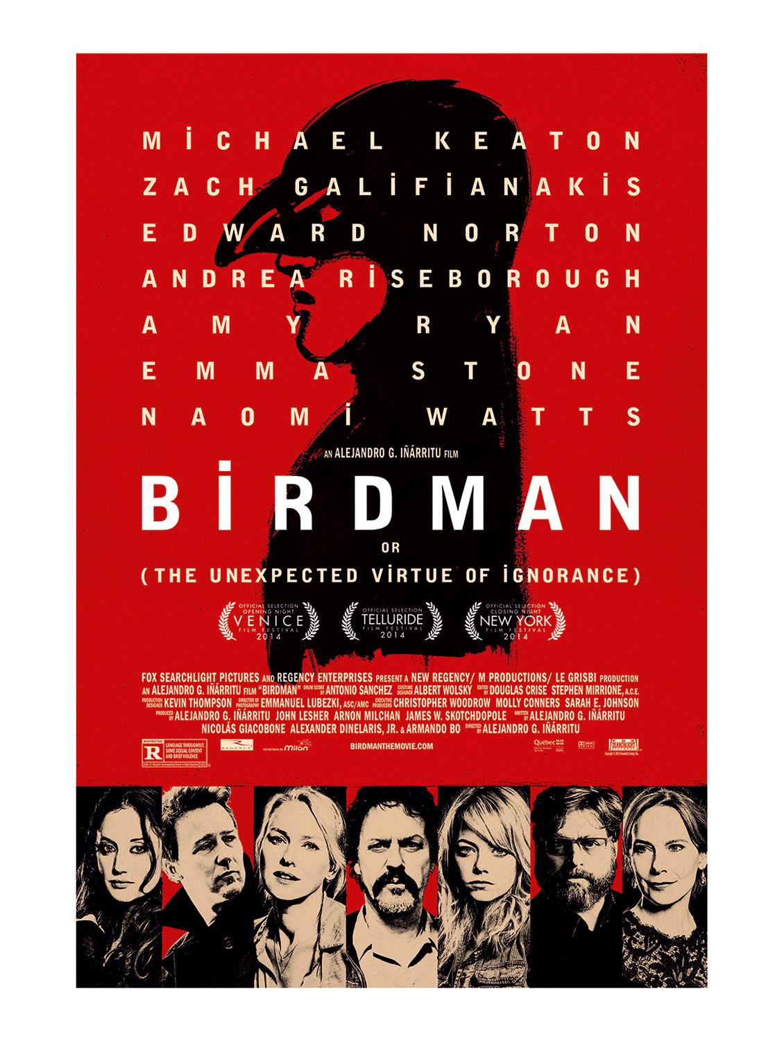 Rawpockets"Birdman Wallpaper"Wall posters (PaperBoard,33cmX48cm) - 15732356 - Zoom Image - 1