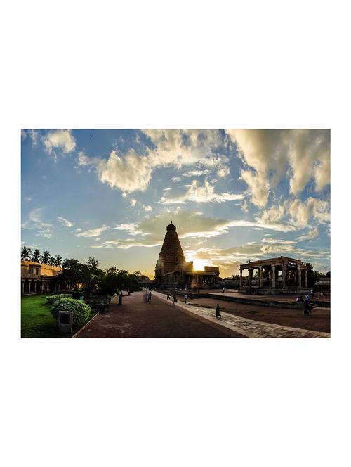 Rawpockets"Bragadeswara Temple Entrance"Wall posters (PaperBoard,33cmX48cm) - 15732364 - Standard Image - 1