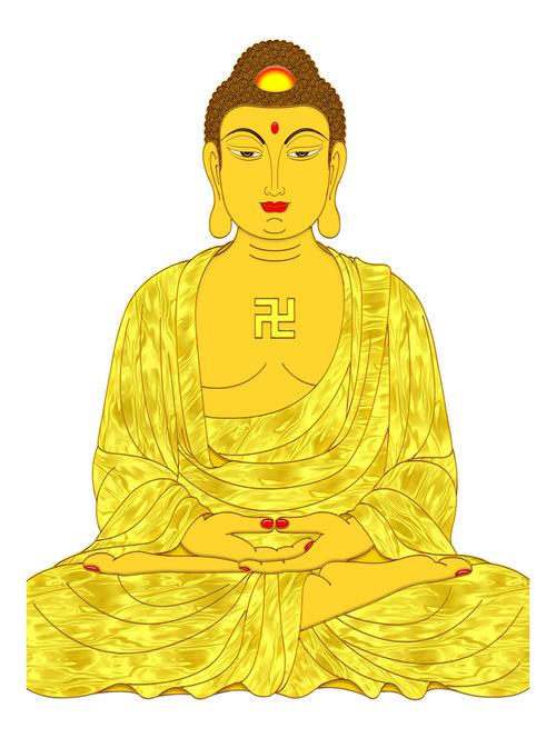Rawpockets"Buddha Y"Wall posters (PaperBoard,33cmX48cm) - 15732372 - Standard Image - 1