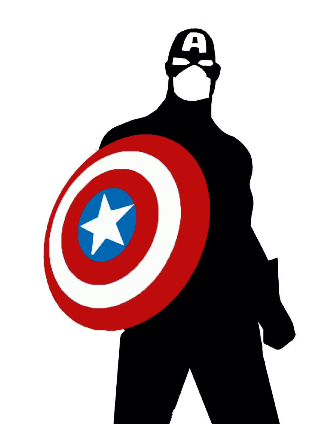 Rawpockets"Captain America"Wall posters (PaperBoard,33cmX48cm) - 15732373 - Zoom Image - 1