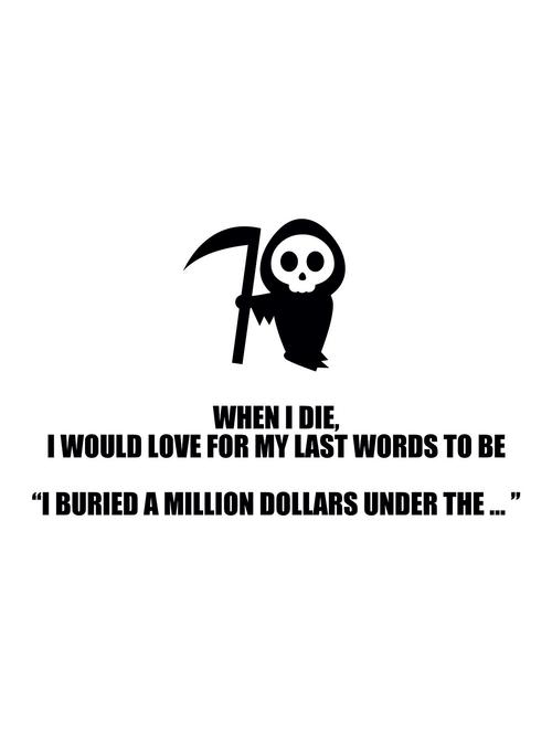 Rawpockets"Death Quote"Wall posters (PaperBoard,33cmX48cm) - 15732391 - Standard Image - 1