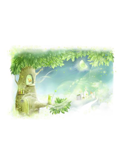 Rawpockets"Fairy Tale Tree"Wall posters (PaperBoard,33cmX48cm) - 15732405 - Standard Image - 1