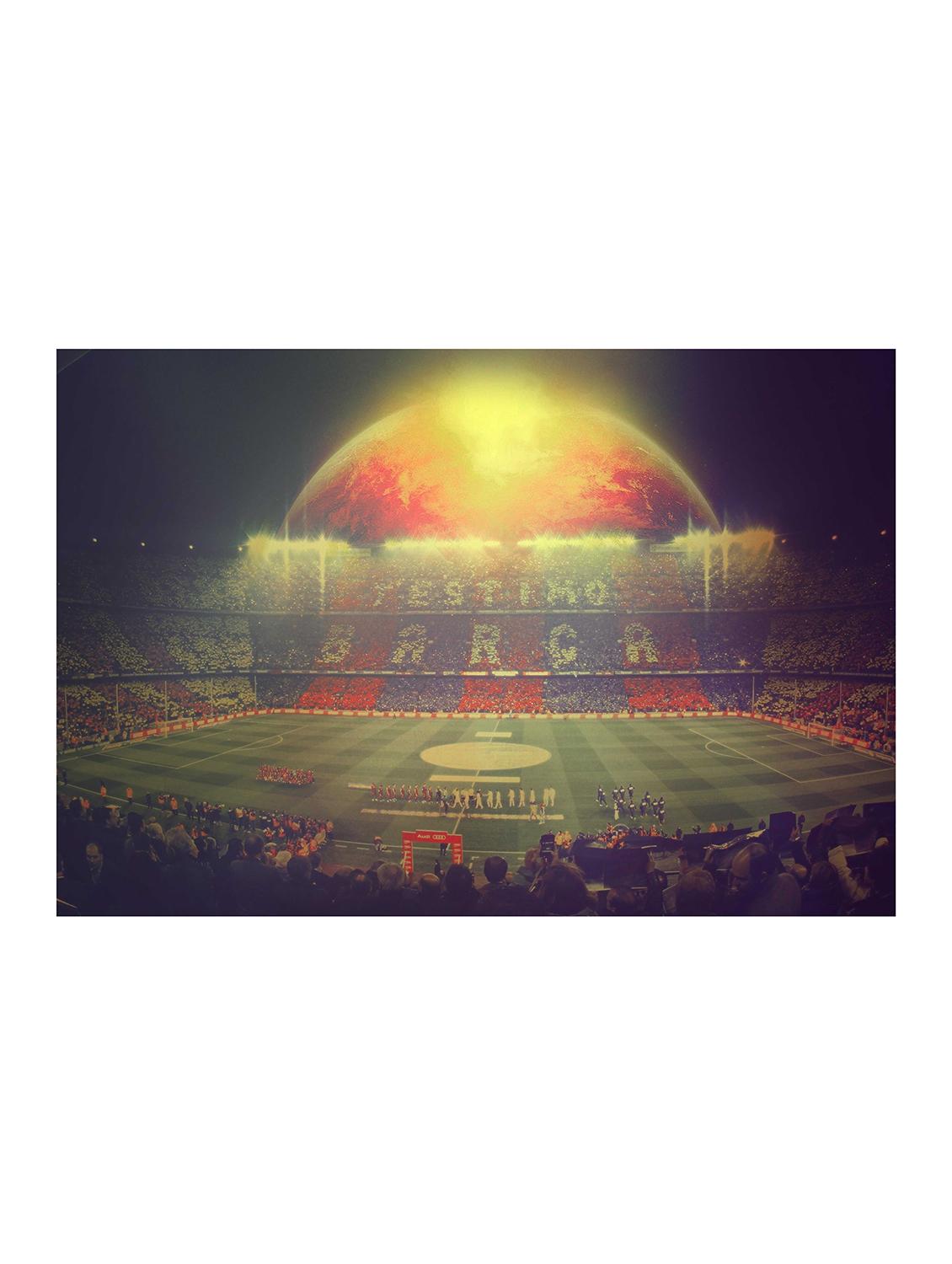 Rawpockets"FCB Play ground Wallpaper"Wall posters (PaperBoard,33cmX48cm) - 15732411 - Zoom Image - 1