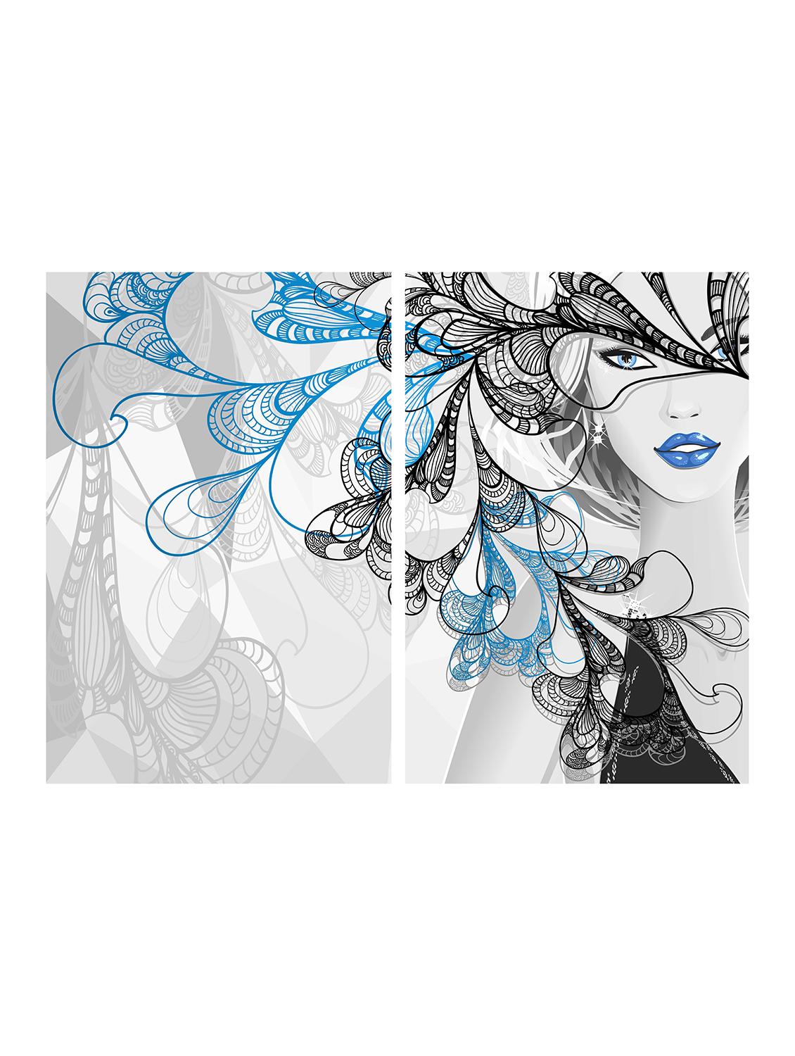 Rawpockets"Girl Art"Wall posters (PaperBoard,33cmX48cm) - 15732423 - Zoom Image - 1