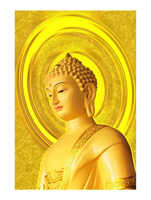 Rawpockets"Golden Buddha"Wall posters (PaperBoard,33cmX48cm) - 15732424 - Standard Image - 1