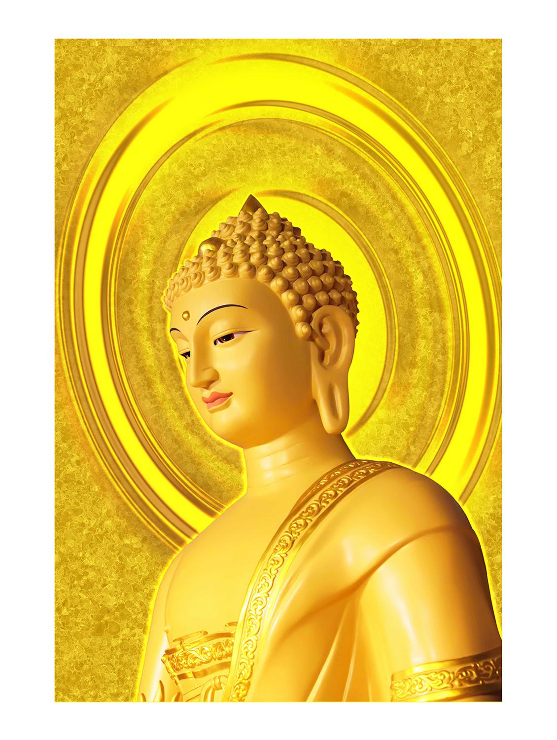 Rawpockets"Golden Buddha"Wall posters (PaperBoard,33cmX48cm) - 15732424 - Zoom Image - 1