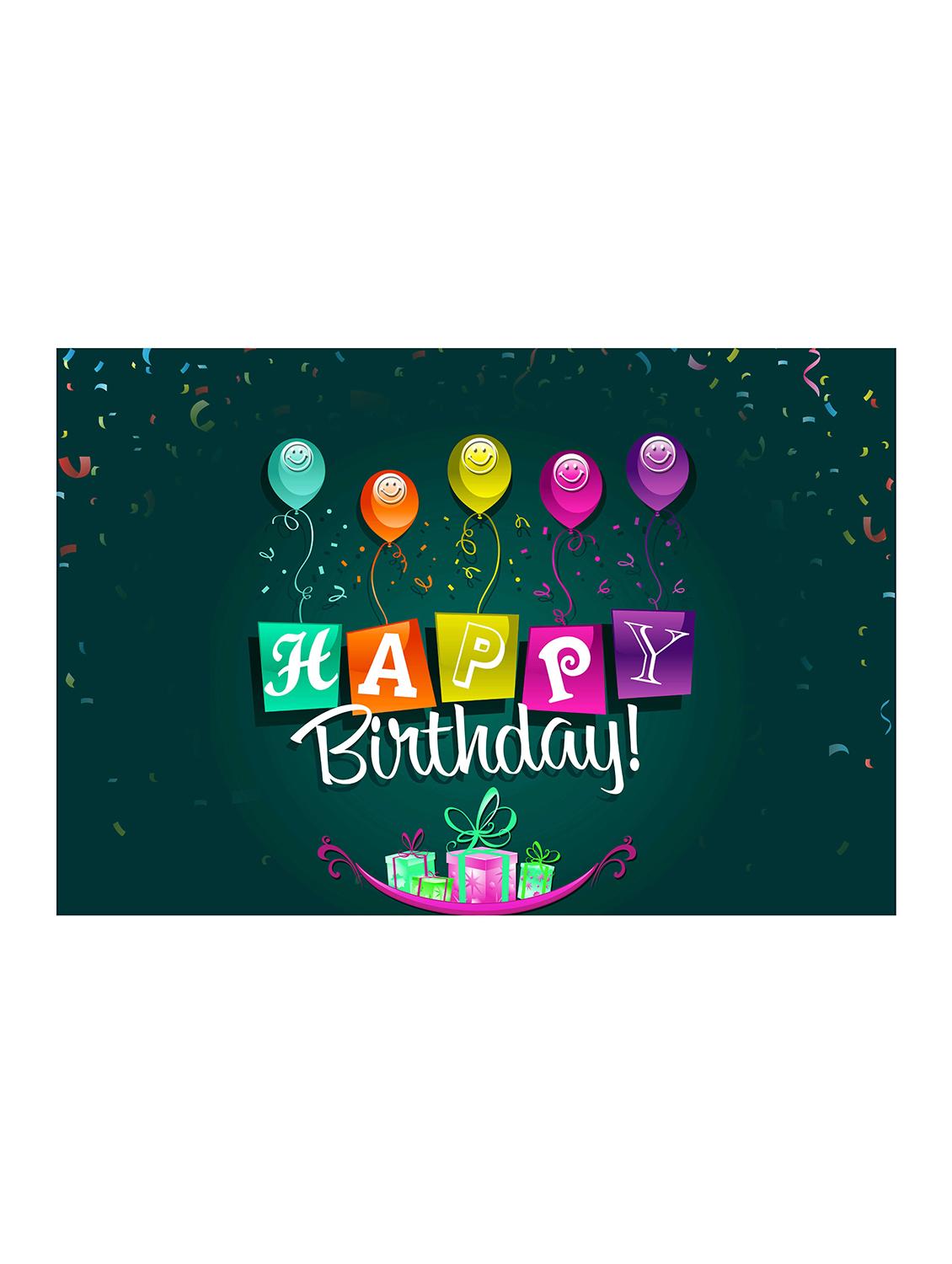 Rawpockets"Happy Birthday Balloons"Wall posters (PaperBoard,33cmX48cm) - 15732433 - Zoom Image - 1