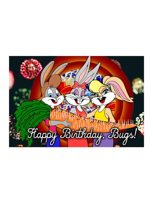 Rawpockets"Happy Birthday Bugs"Wall posters (PaperBoard,33cmX48cm) - 15732434 - Standard Image - 1