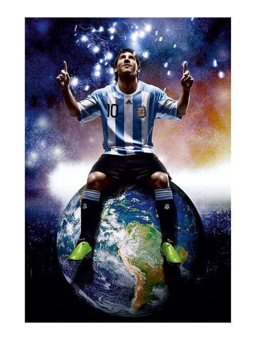 Rawpockets"Lionel Messi"Wall posters (PaperBoard,33cmX48cm) - 15732453 - Standard Image - 1