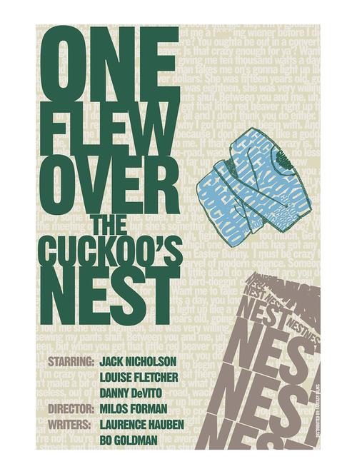 Rawpockets"One Flew Over the Cuckoo's Nest"Wall posters (PaperBoard,33cmX48cm) - 15732460 - Standard Image - 1