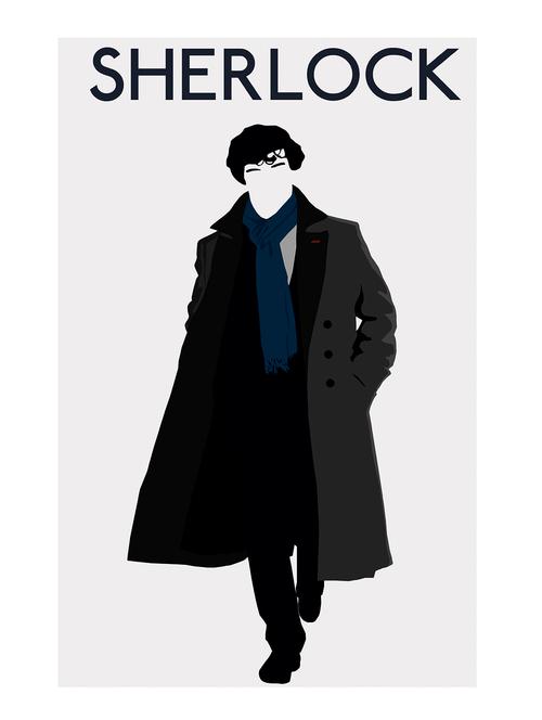 Rawpockets"Sherlock Wallpaper"Wall posters (PaperBoard,33cmX48cm) - 15732471 - Standard Image - 1