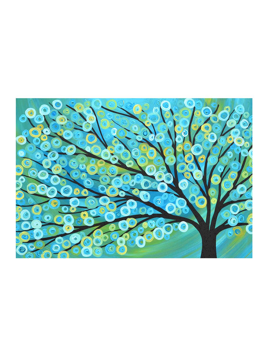 Rawpockets"Abstract Art Tree Wallpaper"Wall posters (PaperBoard,33cmX48cm) - 15732501 - Zoom Image - 1