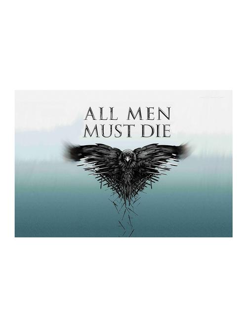 Rawpockets"All Men Must Die"Wall posters (PaperBoard,33cmX48cm) - 15732503 - Standard Image - 1