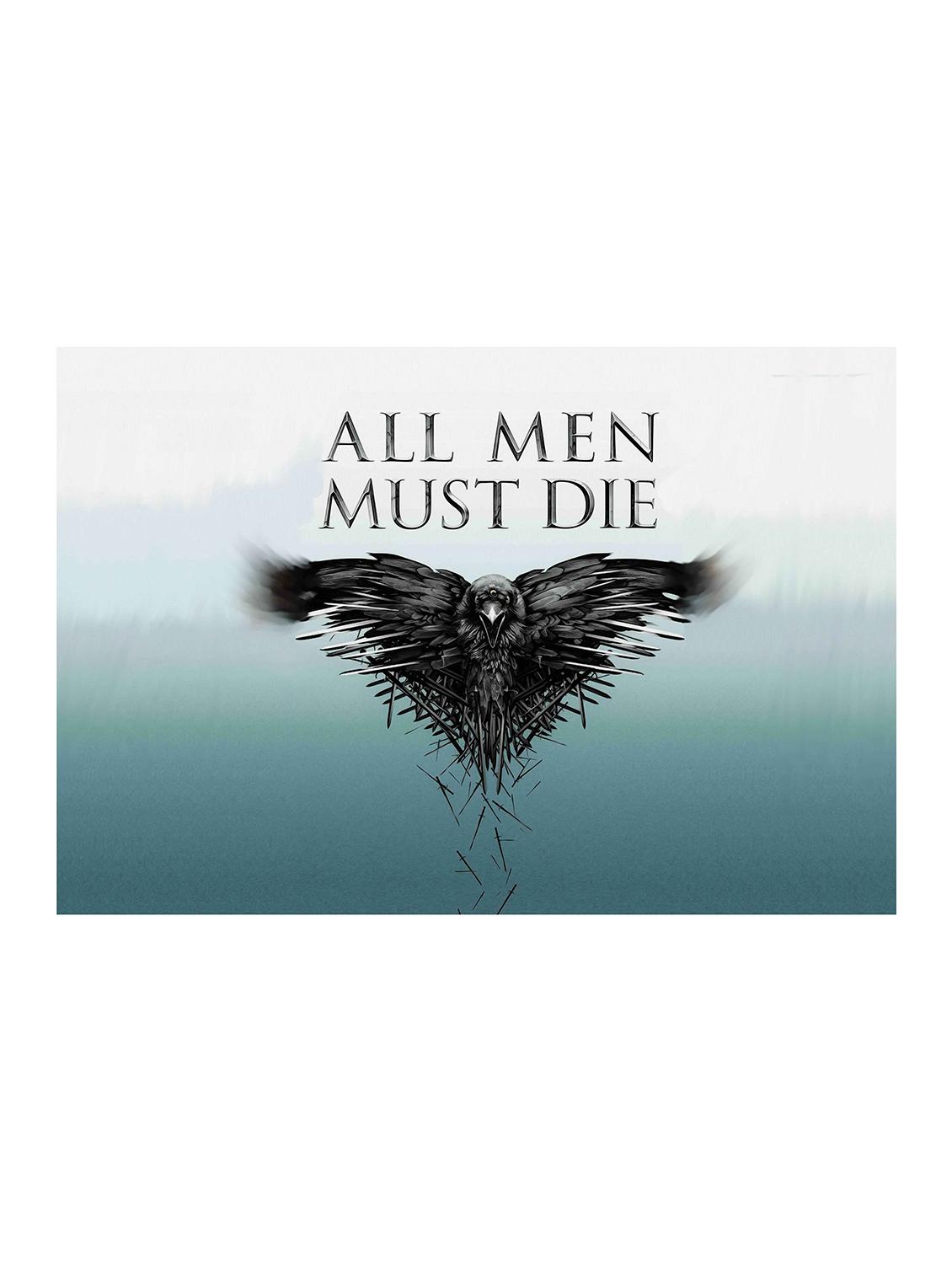 Rawpockets"All Men Must Die"Wall posters (PaperBoard,33cmX48cm) - 15732503 - Zoom Image - 1