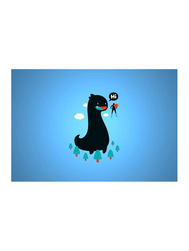 Rawpockets"Hi"Wall posters (PaperBoard,33cmX48cm) - 15732943 - Very Small Image - 1