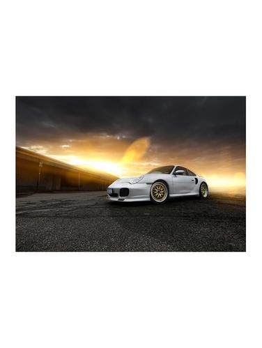 Rawpockets"White Luxury Car"Wall posters (PaperBoard,33cmX48cm) - 15732960 - Very Small Image - 1