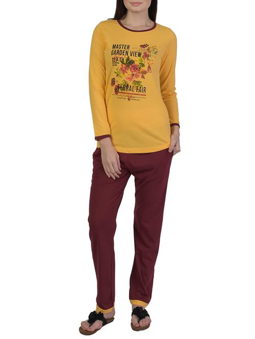 printed nightwear pajama set - 15733001 - Standard Image - 1