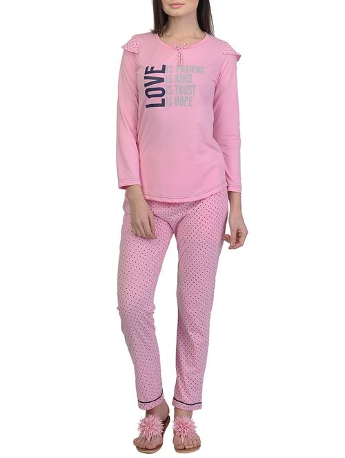 printed nightwear pajama set - 15733005 - Standard Image - 1
