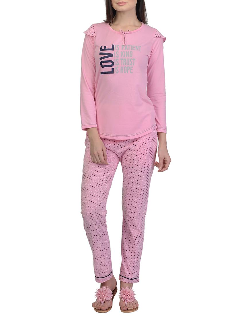 printed nightwear pajama set - 15733005 - Zoom Image - 1