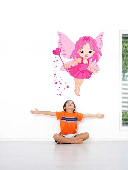Rawpockets Wall Decals ' Baby Angel Wall Sticker ' Wall stickers (PVC Vinyl) Multicolour - 15733231 - Standard Image - 1