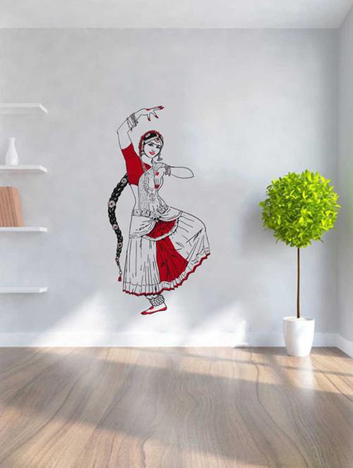 Rawpockets Wall Decals ' Classical Dance Wall Sticker ' Wall stickers (PVC Vinyl) Multicolour - 15733295 - Standard Image - 1