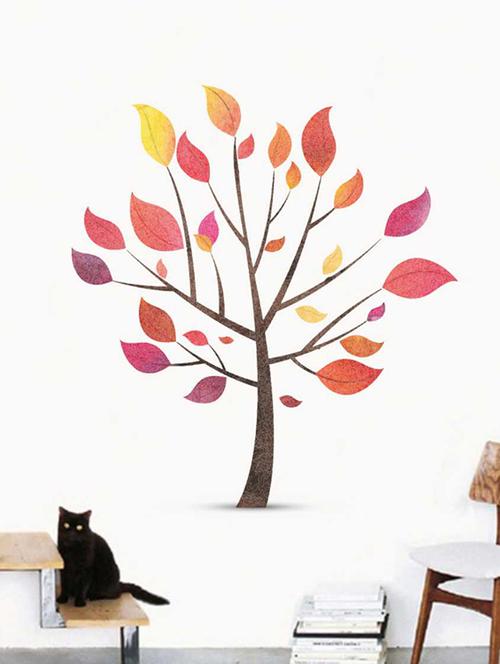 Rawpockets Wall Decals ' Tree Wall Sticker ' Wall stickers (PVC Vinyl) Multicolour - 15733332 - Standard Image - 1