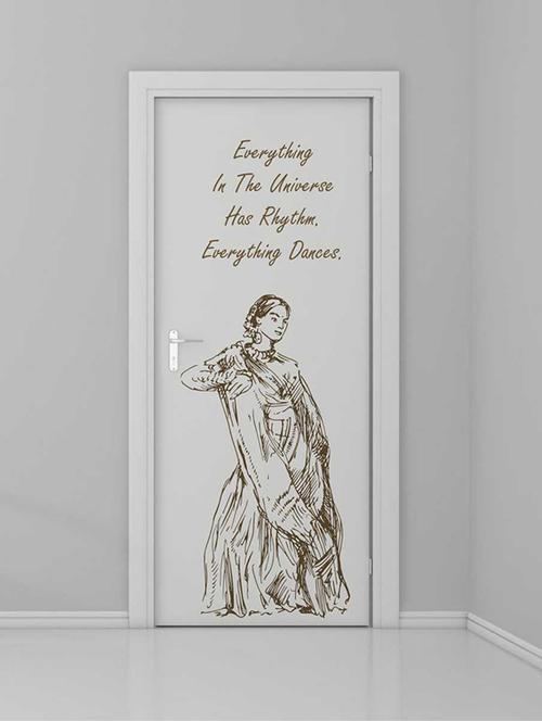 Rawpockets Wall Decals ' Rhythm & Dance Quote' Wall Decal Sticker ' Wall stickers (PVC Vinyl) Multicolour - 15733405 - Standard Image - 1