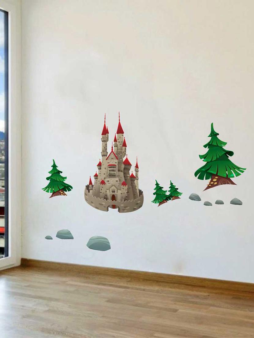 Rawpockets Wall Decals ' Castle and Fantasy World' Wall Decal Sticker ' Wall stickers (PVC Vinyl) Multicolour - 15733500 - Zoom Image - 1