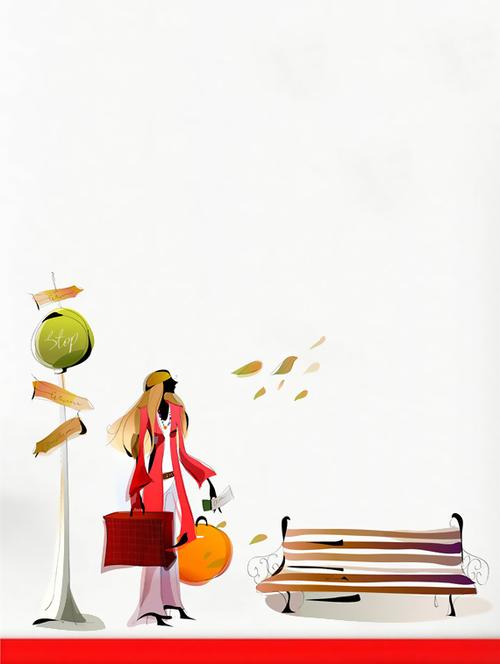 Rawpockets Wall Decals ' Lady at Bus stop ' Wall stickers (PVC Vinyl) Multicolour - 15733542 - Standard Image - 1